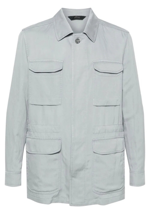 Brioni Sahariana shirt jacket - Blue