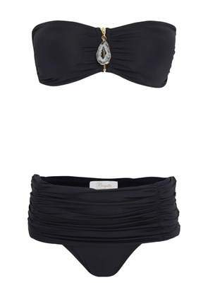 Brigitte strapless bikini set - Black