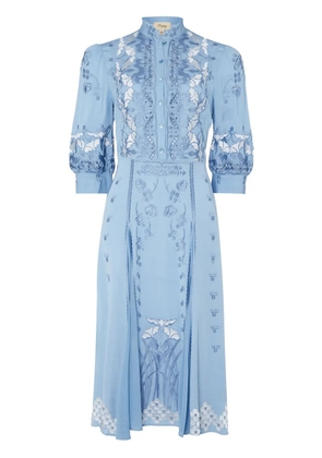 Temperley London Daphne midi dress - Blue