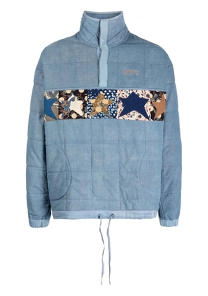 STORY mfg. Polite padded organic cotton jacket - Blue