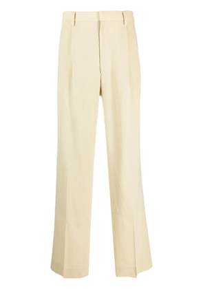 Auralee Hard Twist Viyella wool trousers - Neutrals
