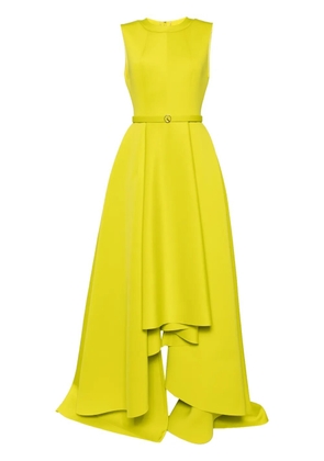 Saiid Kobeisy high-low neoprene gown - Green