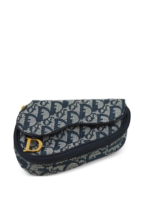 Christian Dior Pre-Owned 1998 Trotter Saddle wallet - Blue