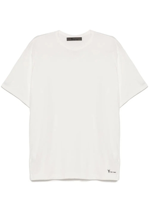 Y's logo-print T-shirt - Black