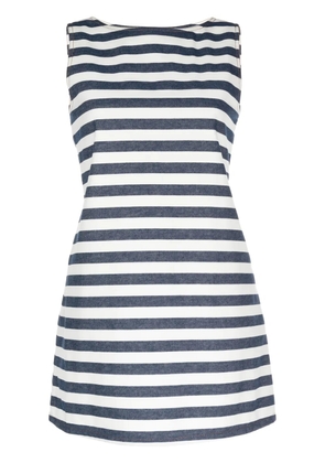 Kimhekim sleeveless striped cotton dress - Blue