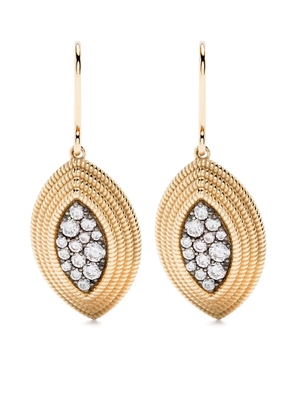 LEANDRA 18kt yellow gold Cabo Dragon diamond earrings