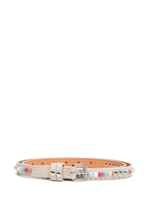 MASU candy-stud belt - Neutrals