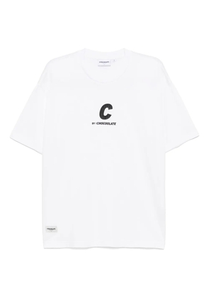 CHOCOOLATE logo-print T-shirt - White