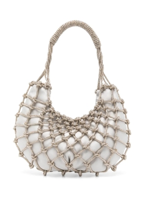 Rosantica Nodi Fluffy tote bag - Gold