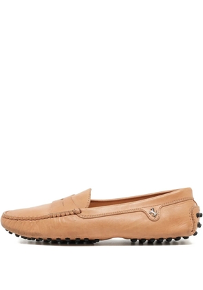 Tod's Vintage pre-owned leather loafers - Brown