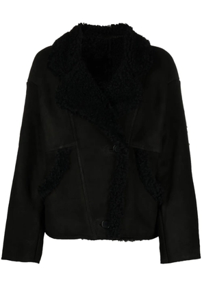 Salvatore Santoro shearling button-up jacket - Black