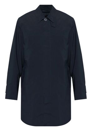 SAMSOE SAMSOE concealed-fastening trench coat - Blue