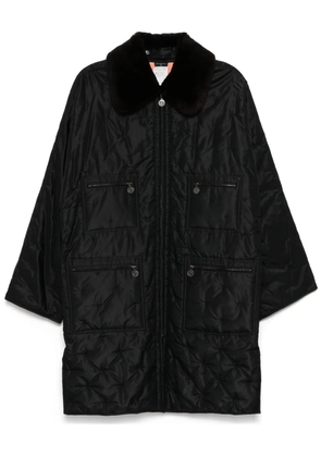 CHANEL Pre-Owned 1997 zip up coat - Black