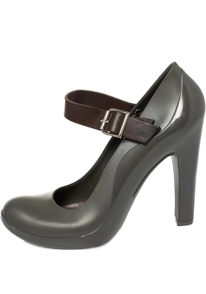 Marni Pre-Owned 125mm Jelly leather pumps - Grey