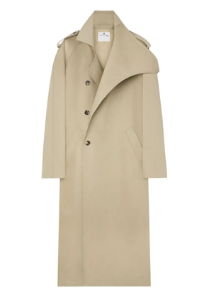 Courrèges double-breasted trench coat - Neutrals