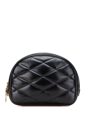 Saint Laurent Pre-Owned 2021 Quilted Lambskin Lolita Cosmetics pouch - Black