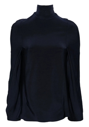 Jil Sander Pre-Owned 2000s cape roll-neck jumper - Blue