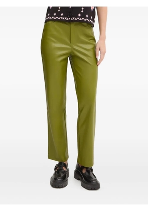 NEVER FULLY DRESSED embroidered-pocket trousers - Green