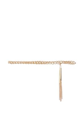 TOM FORD tasselled chain belt - Gold