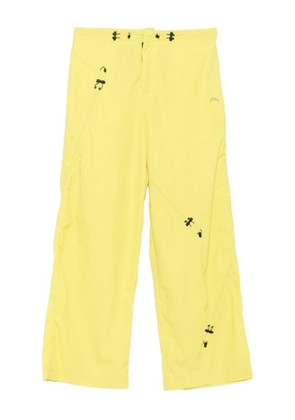 A-COLD-WALL* clasp-fastening detail trousers - Yellow