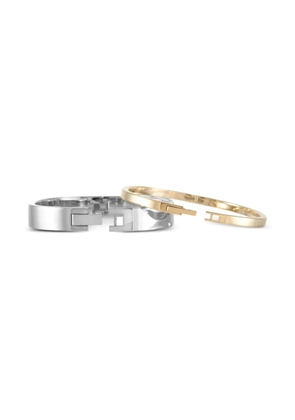 Calvin Klein Vintage two-tone design bracelet - Silver