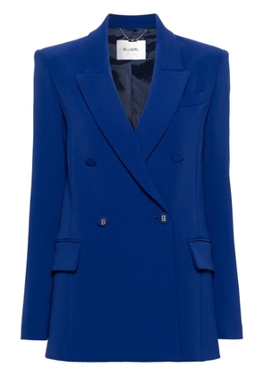 Blugirl double-breasted crepe blazer - Blue