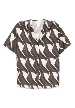 JNBY patterned shirt - Brown