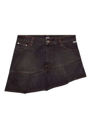 GCDS denim mini skirt - Black