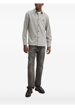 Bruuns Bazaar button-fastening pocket shirt - Grey