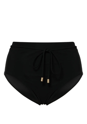 ZIMMERMANN Halliday high-waisted bikini bottoms - Black