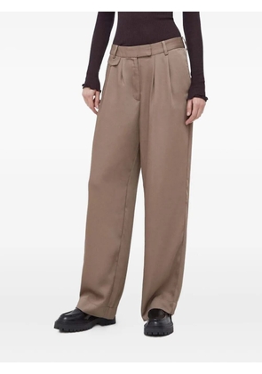 Bruuns Bazaar pleated wide-leg trousers - Neutrals