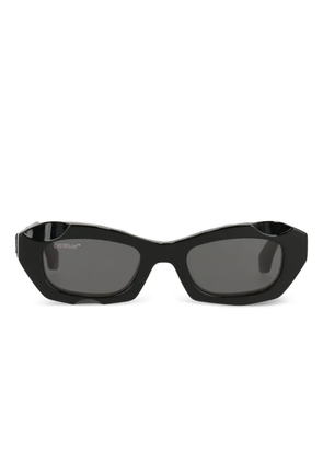 Off-White oval-frame tinted sunglasses - Black