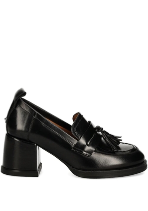 BILLI BI 60mm tassel block-heel pumps - Black