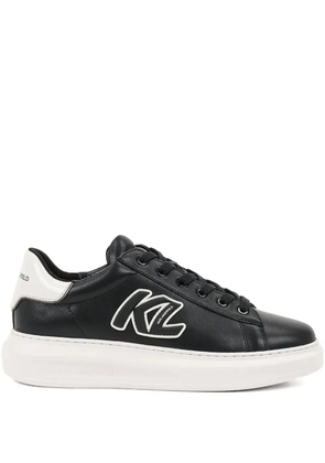 Karl Lagerfeld logo-patch sneakers - Black