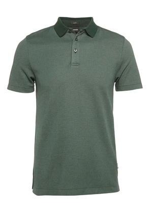 BOSS 2024 pre-owned side-slit polo shirt - Green