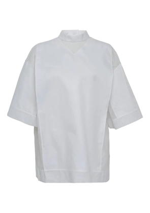 Jil Sander Organdy cotton top - White