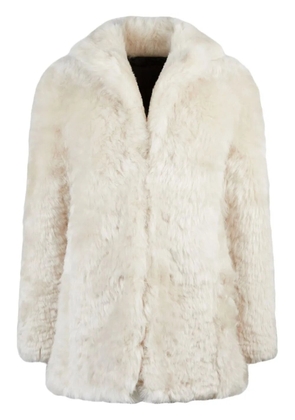 RTA Kate faux-fur coat - White