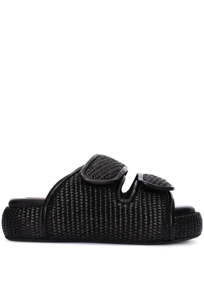 Simon Miller Raffia Cro slides - Black