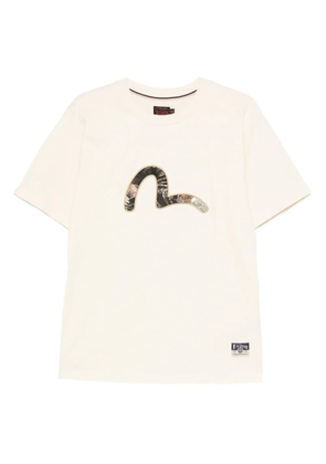 EVISU Seagull Brocade T-shirt - Neutrals