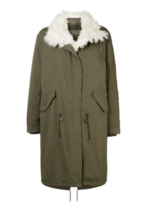 Yves Salomon padded military parka - Green