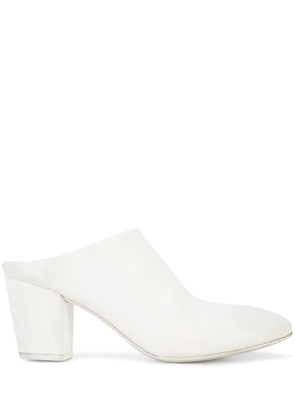 Marsèll block heeled mules - White