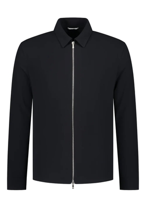 Marco Pescarolo zip-up overshirt - Black