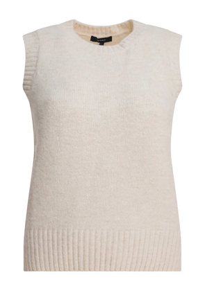 Soeur round-neck sleeveless vest - Neutrals