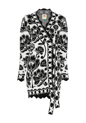 FARM Rio Arabesque mini dress - White