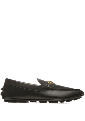 Bally Keeper leather boat shoes - Black