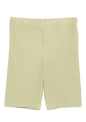 Homme Plissé Issey Miyake pleated shorts - Green