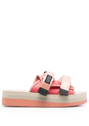 Suicoke Moto VPO platform slides - Pink