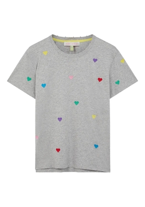 Mira Mikati heart cotton t-shirt - Grey