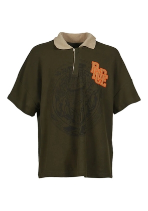 RHUDE logo-embroidered polo shirt - Green