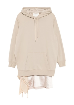 3.1 Phillip Lim cotton hooded dress - Neutrals